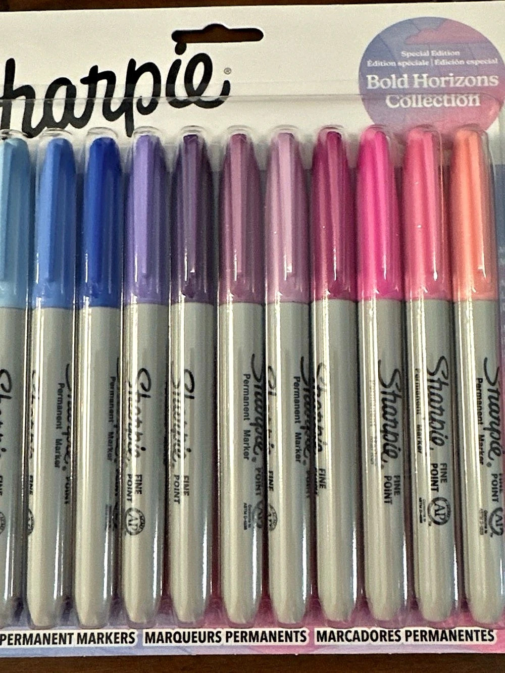 Sharpie Bold Horizons Collection Sorbet Skies Permanent Markers 12-Count Sorbet